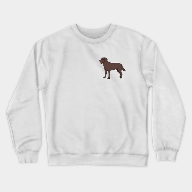 Labrador pocket tee Crewneck Sweatshirt by Art by Lex